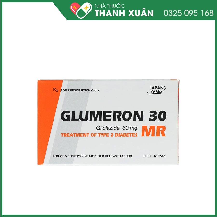 Glumeron 30 MR trị tiểu đường tuýp 2